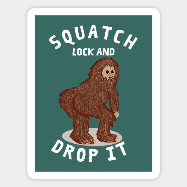 Sasquatch Twerking Magnet by Midnight Pixels